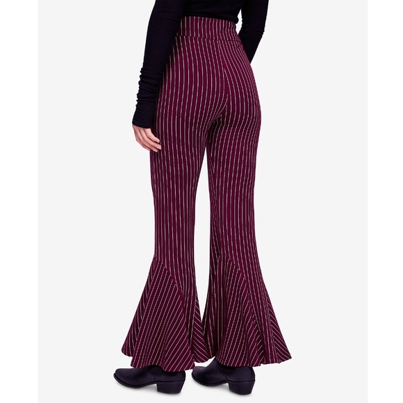 Free People Mari Ponte Knit Flared Pants - Picture 3 of 7
